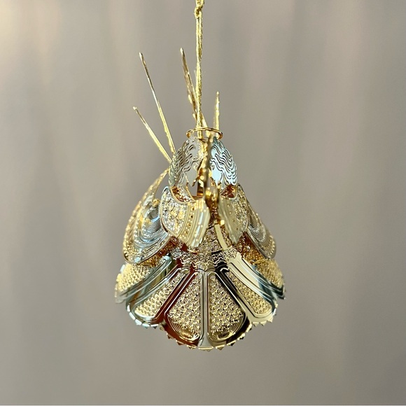 Vintage Baldwin Brass 3D Angel with Star Ornament 24KT Gold Finish 1999 - Picture 4 of 8